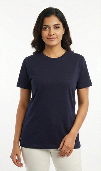 DA BLUE Women's Essential Crew Neck T-Shirt