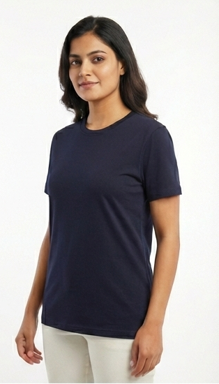 DA BLUE Women's Essential Crew Neck T-Shirt