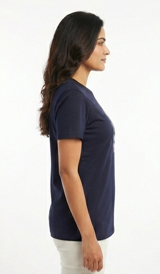 DA BLUE Women's Essential Crew Neck T-Shirt
