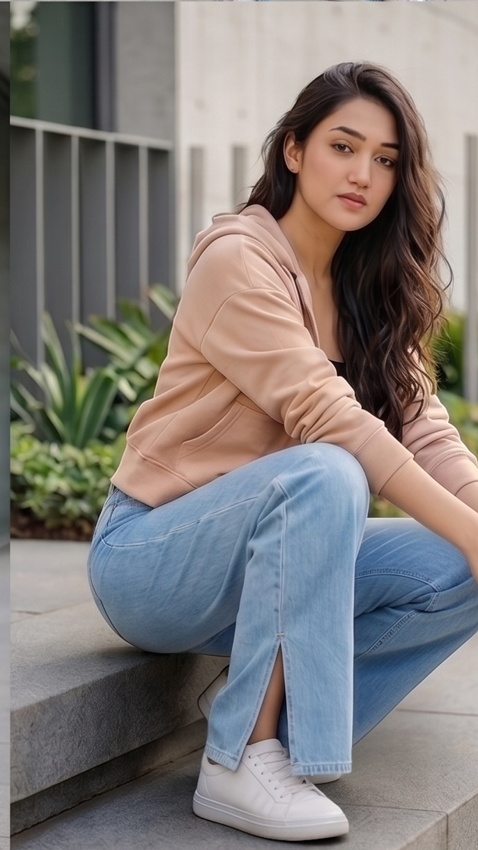 The Seoul-Split Wide Leg Denim