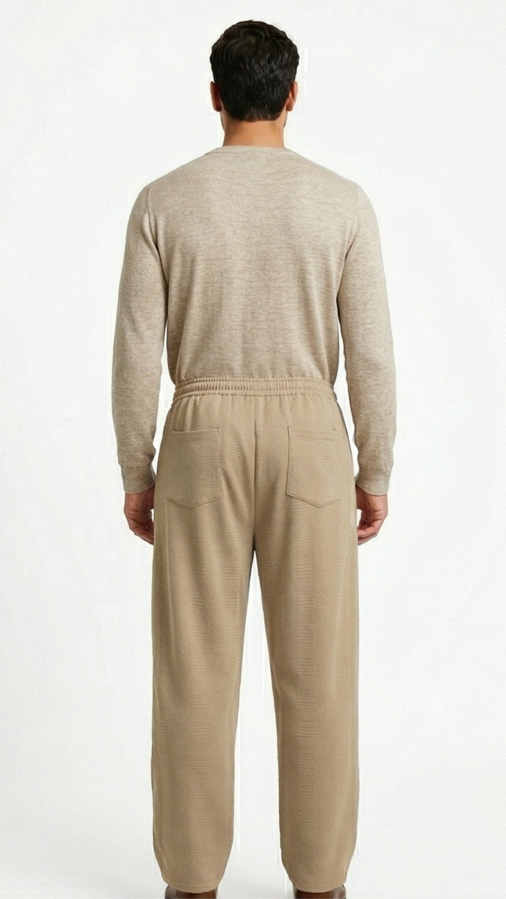 Da Blue Premium Textured Baggy Jogger