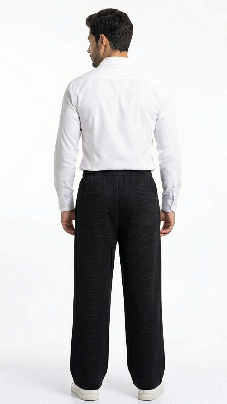 Da Blue Premium Textured Baggy Jogger