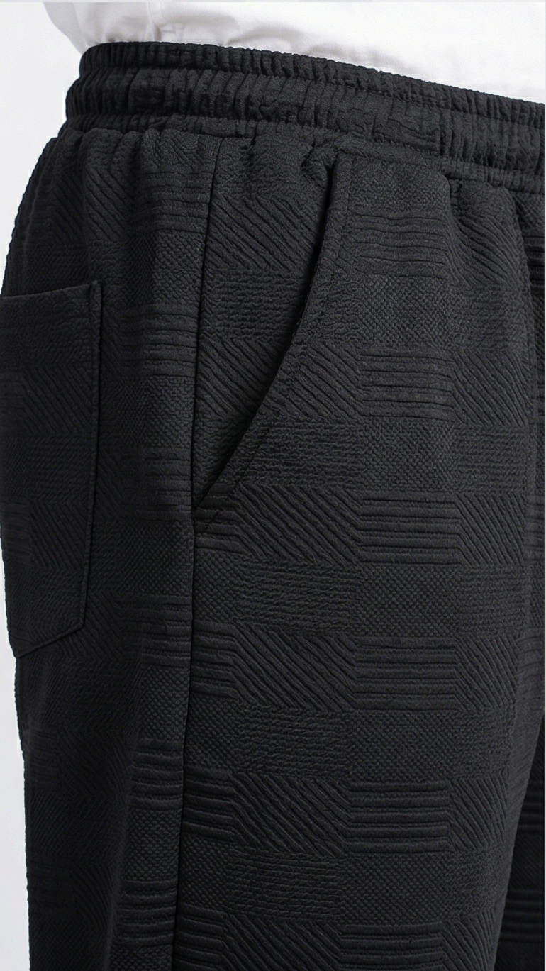 Da Blue Premium Textured Baggy Jogger