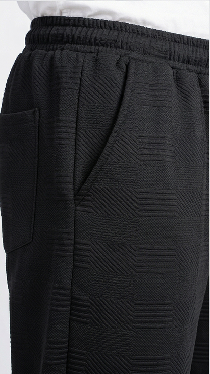 Da Blue Premium Textured Baggy Jogger
