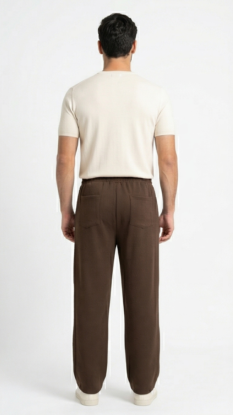 Da Blue Premium Textured Baggy Jogger