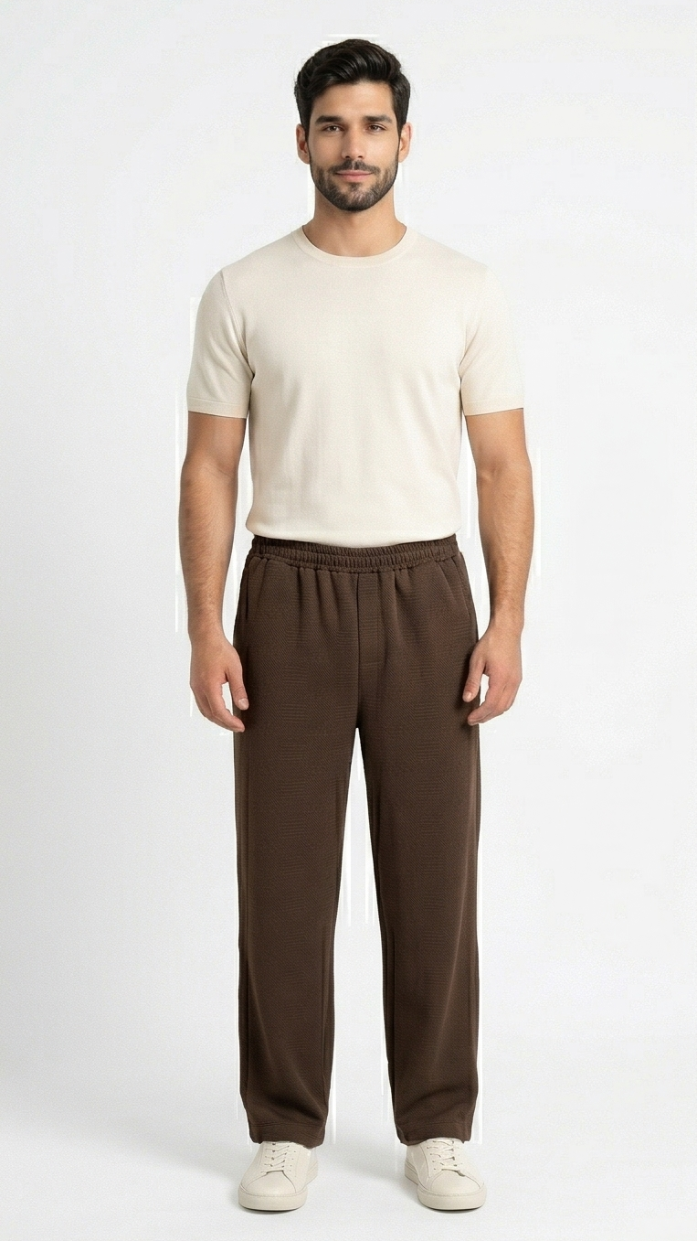 Da Blue Premium Textured Baggy Jogger