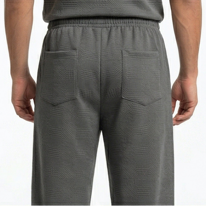 Da Blue Premium Textured Baggy Jogger