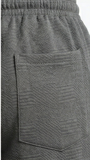 Da Blue Premium Textured Baggy Jogger