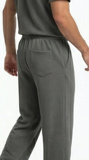 Da Blue Premium Textured Baggy Jogger