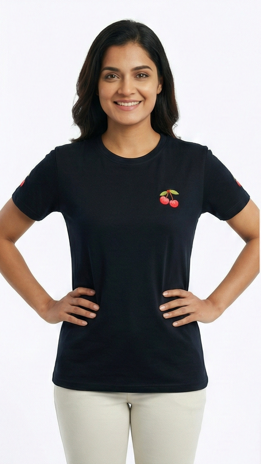 The Playful Cherry Patch Tee