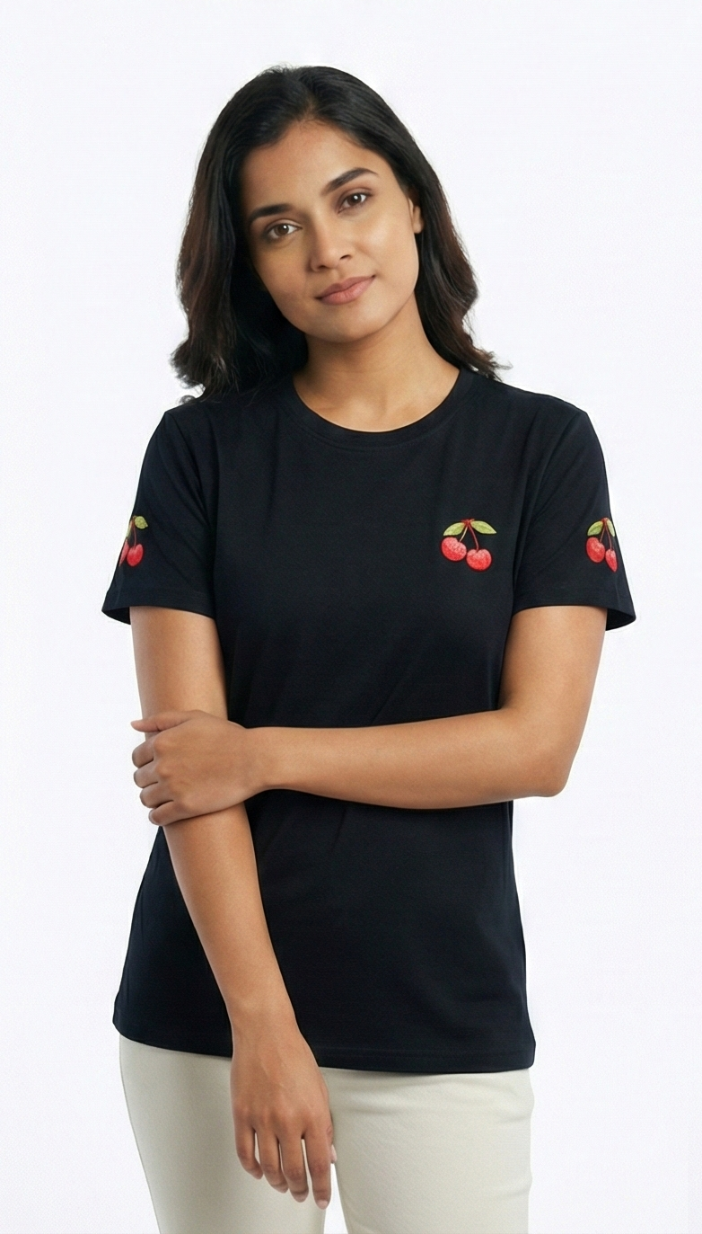 The Playful Cherry Patch Tee