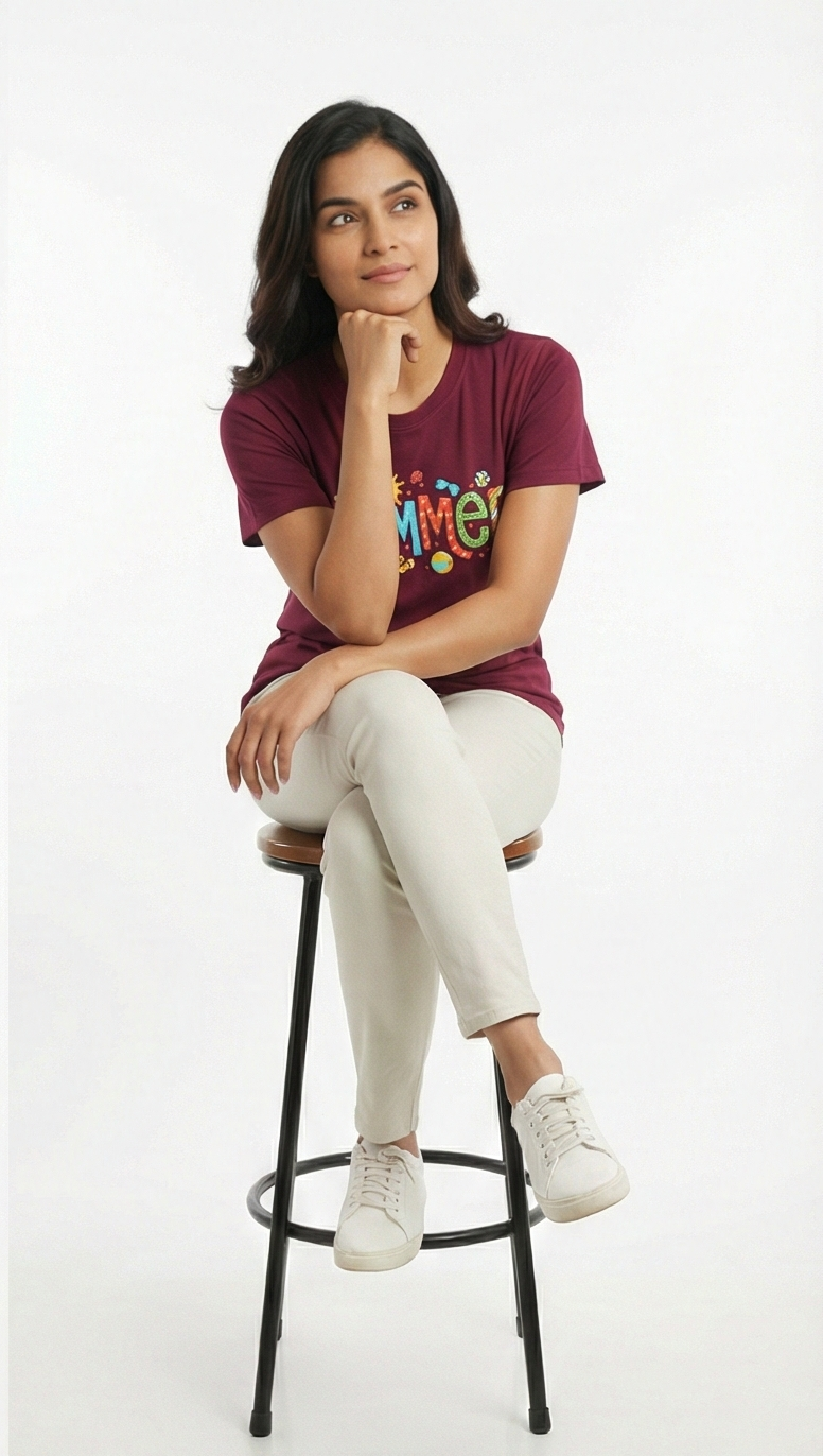The Sunset Summer Crew Neck Tee